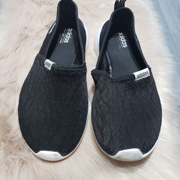 Adidas Women's Cloudfoam Lite Racer Slip-On Shoes - Picture 1 of 5